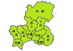 岐阜県地図