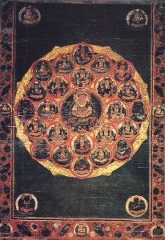 絹本著色仏眼曼荼羅図