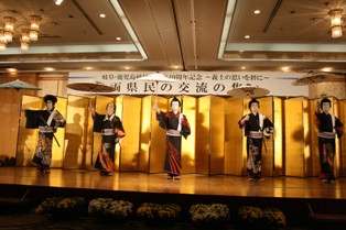 東濃歌舞伎中津川保存会演目「岐阜自慢五人男鹿児島歓迎の場」