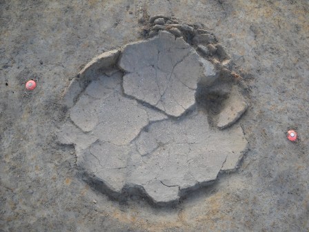 土器棺墓検出状況 土器棺墓検出状況