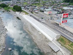 令和３年災　一級河川飛騨川　復旧状況