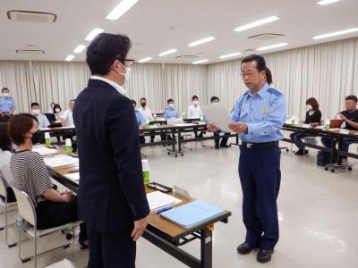 警察署協議会委員の委嘱式