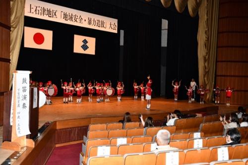 鼓笛演奏の様子