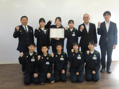 上石津学園MSJリーダーズ員へ感謝状を贈呈しました！