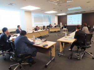 山梨県及び民間事業者と連携し、「(仮称)リニア山梨県駅前エリアのまちづくり基本方針」に沿ったまちづくりを進めている、甲府市の取組状況等について説明を受ける委員