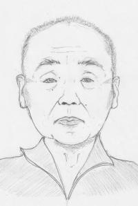 死者の似顔絵