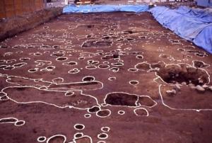 掘立柱建物の様子です。