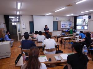 （講義の様子）