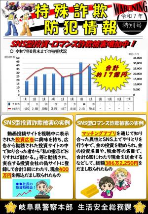 SNS型投資・ロマンス詐欺被害が増加中