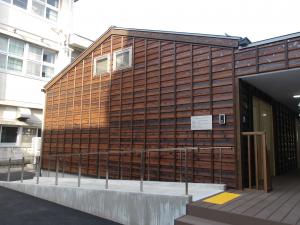 県産材を活用した木造校舎