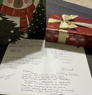 同僚からのメッセージ