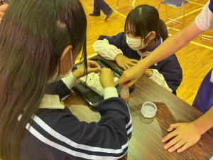 火砕流等の流下実験