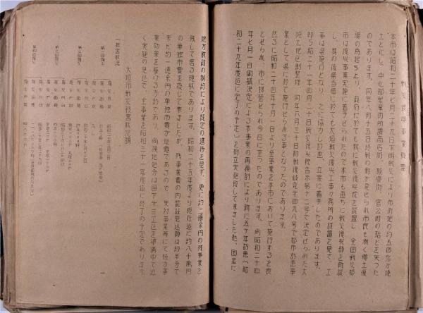 戦災復興事業概要(大垣市)
