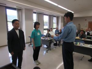委嘱式の交付