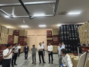 株式会社三千盛において、ＤＸを活用した酒づくり等について説明を受ける委員