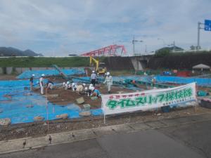 タイムスリップ探検隊の活動の様子です