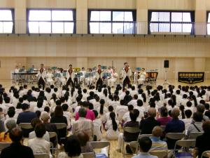 岐阜県警察音楽隊の演奏の鑑賞