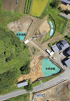 発掘区自然流路 発掘区自然流路