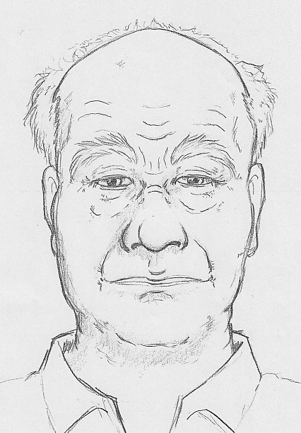 死者の似顔絵