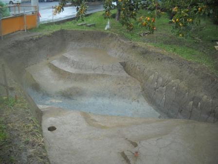 方形周溝墓完掘 方形周溝墓完掘