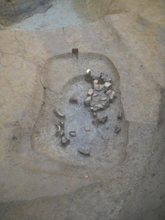 周溝内の土坑 周溝内の土坑