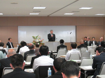 岐阜県木材協同組合連合会通常総会の様子 岐阜県木材協同組合連合会通常総会の様子