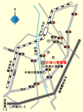 付近案内図の画像