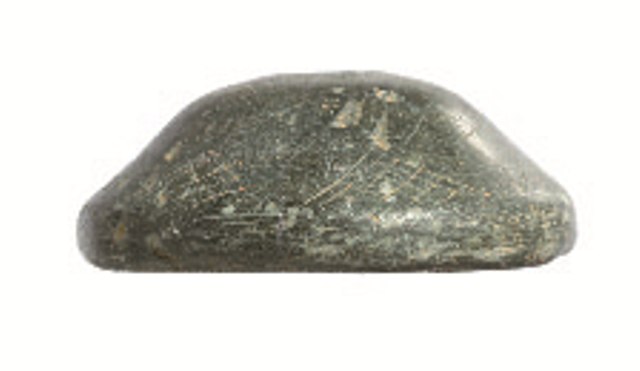 梅替古墳出土の紡錘車側面 梅替古墳出土の紡錘車側面の画像