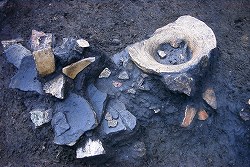 土器出土状況 土器出土状況